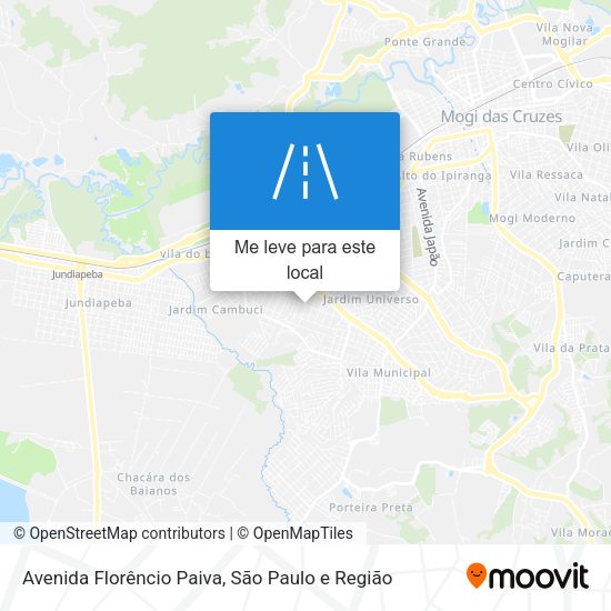 Avenida Florêncio Paiva mapa