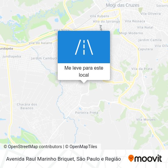 Avenida Raul Marinho Briquet mapa