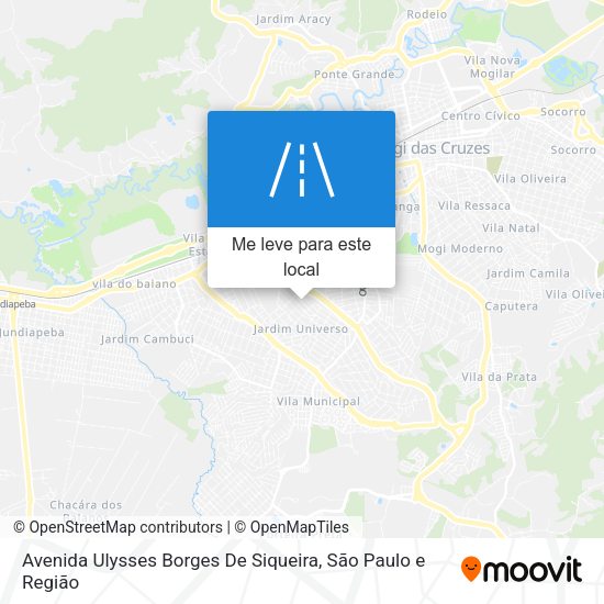 Avenida Ulysses Borges De Siqueira mapa