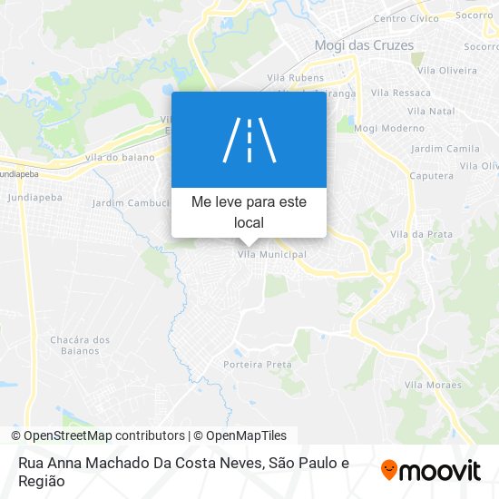 Rua Anna Machado Da Costa Neves mapa