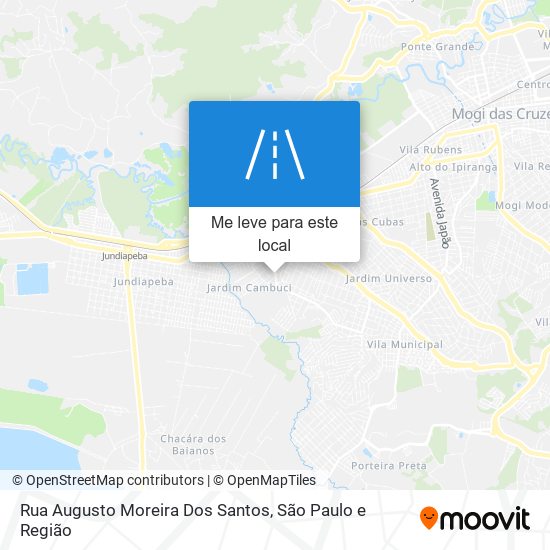 Rua Augusto Moreira Dos Santos mapa