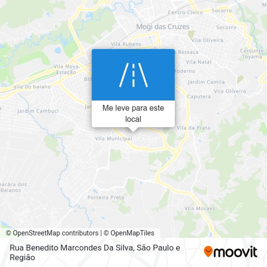 Rua Benedito Marcondes Da Silva mapa