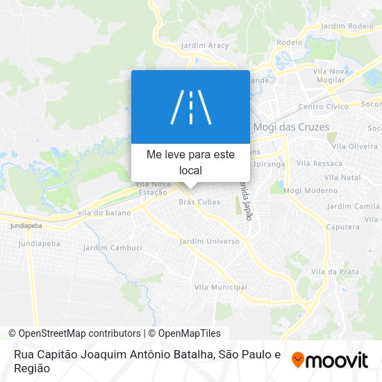 Rua Capitão Joaquim Antônio Batalha mapa