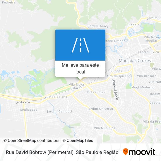 Rua David Bobrow (Perimetral) mapa