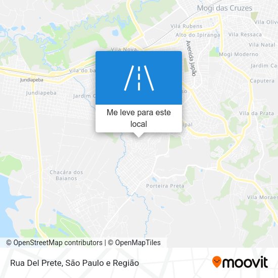 Rua Del Prete mapa