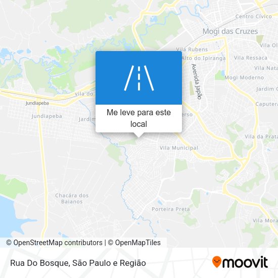 Rua Do Bosque mapa
