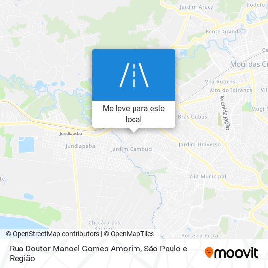 Rua Doutor Manoel Gomes Amorim mapa