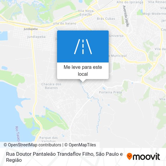 Rua Doutor Pantaleão Trandaflov Filho mapa