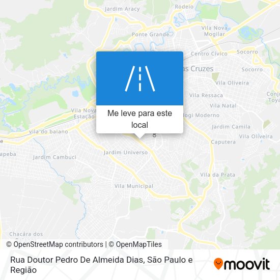 Rua Doutor Pedro De Almeida Dias mapa