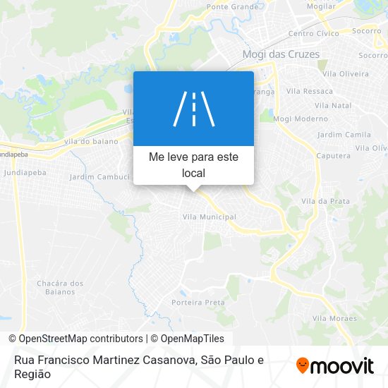 Rua Francisco Martinez Casanova mapa