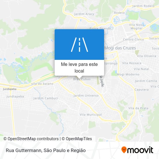 Rua Guttermann mapa