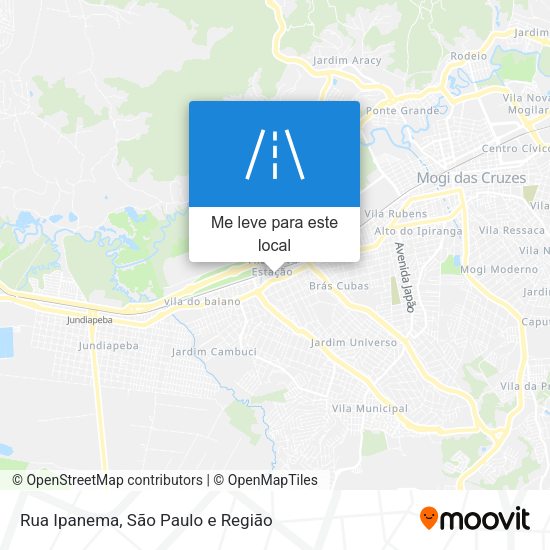 Rua Ipanema mapa
