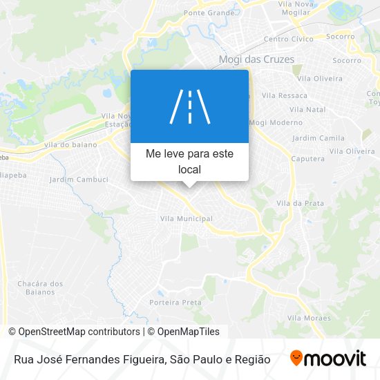 Rua José Fernandes Figueira mapa