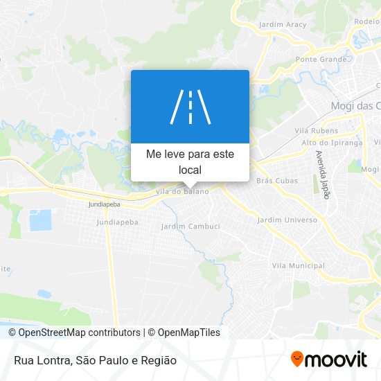 Rua Lontra mapa