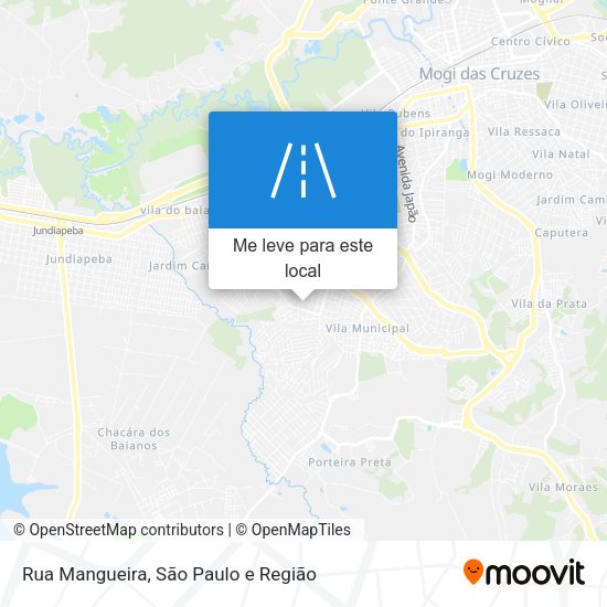 Rua Mangueira mapa