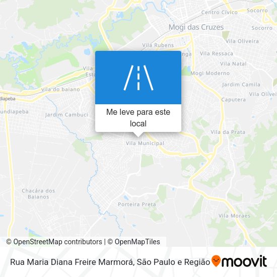 Rua Maria Diana Freire Marmorá mapa