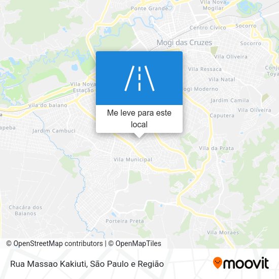 Rua Massao Kakiuti mapa