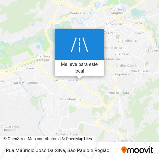 Rua Maurício José Da Silva mapa