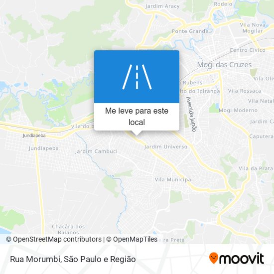 Rua Morumbi mapa