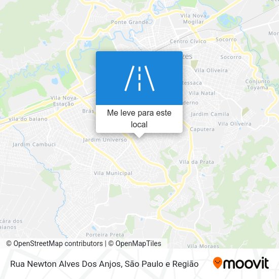 Rua Newton Alves Dos Anjos mapa
