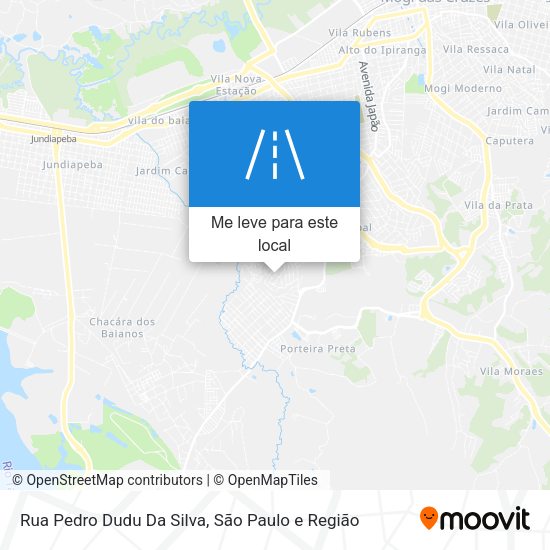 Rua Pedro Dudu Da Silva mapa