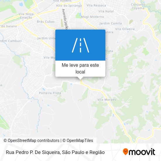 Rua Pedro P. De Siqueira mapa