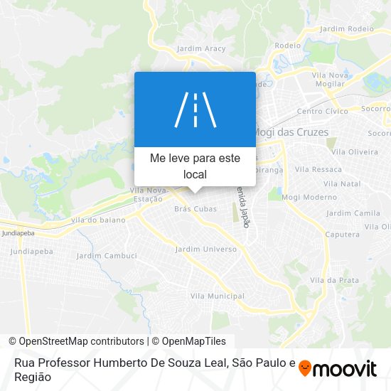 Rua Professor Humberto De Souza Leal mapa