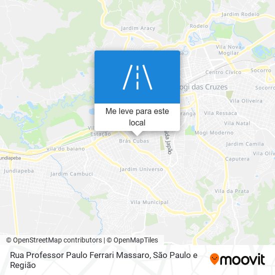 Rua Professor Paulo Ferrari Massaro mapa