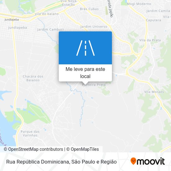Rua República Dominicana mapa