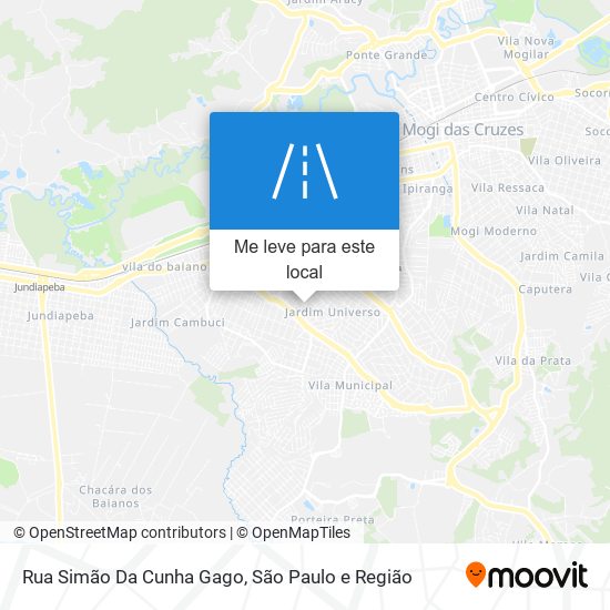 Rua Simão Da Cunha Gago mapa