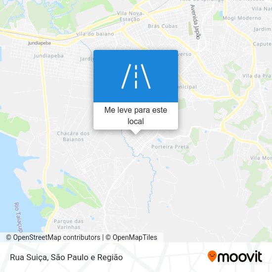 Rua Suiça mapa