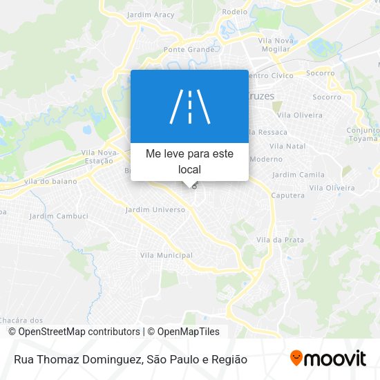 Rua Thomaz Dominguez mapa