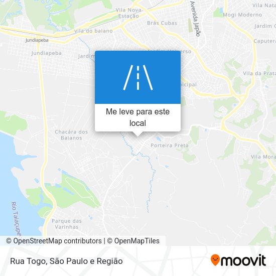 Rua Togo mapa