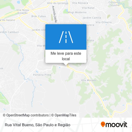 Rua Vital Bueno mapa