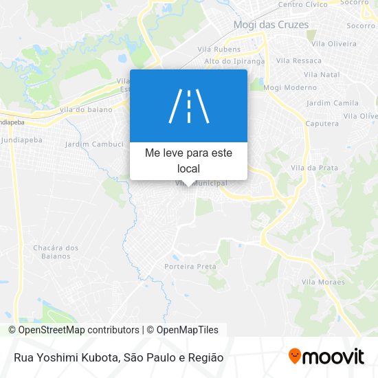 Rua Yoshimi Kubota mapa