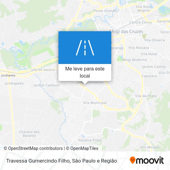 Travessa Gumercindo Filho mapa