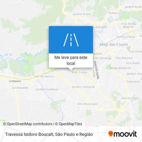 Travessa Isidoro Boucalt mapa