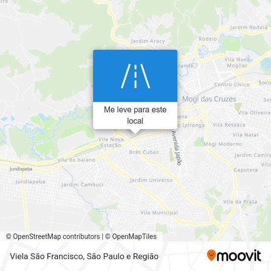 Viela São Francisco mapa