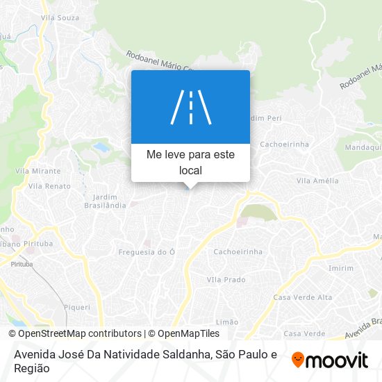 Avenida José Da Natividade Saldanha mapa