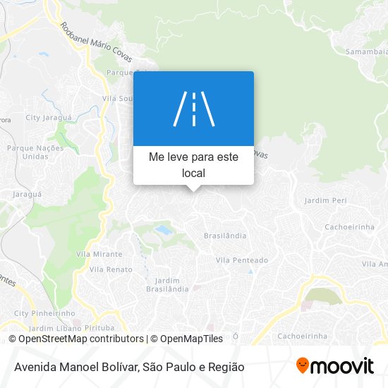 Avenida Manoel Bolívar mapa