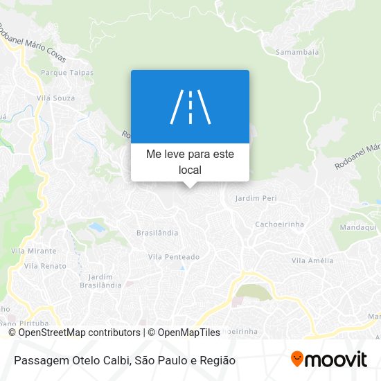 Passagem Otelo Calbi mapa