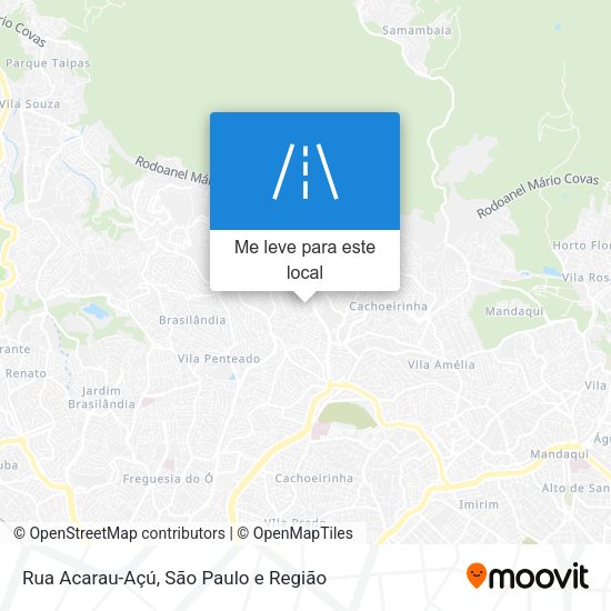Rua Acarau-Açú mapa