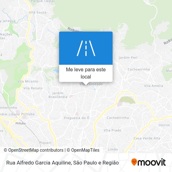Rua Alfredo Garcia Aquiline mapa