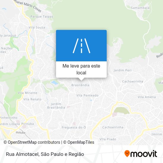 Rua Almotacel mapa