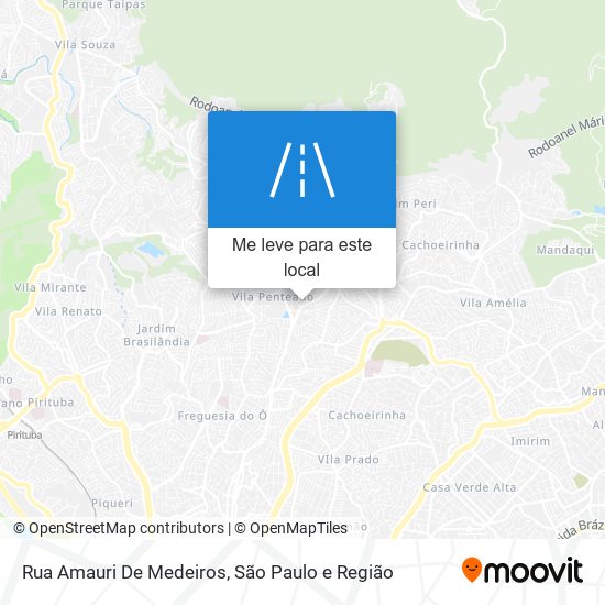 Rua Amauri De Medeiros mapa