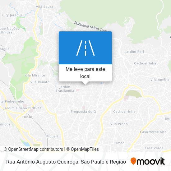 Rua Antônio Augusto Queiroga mapa