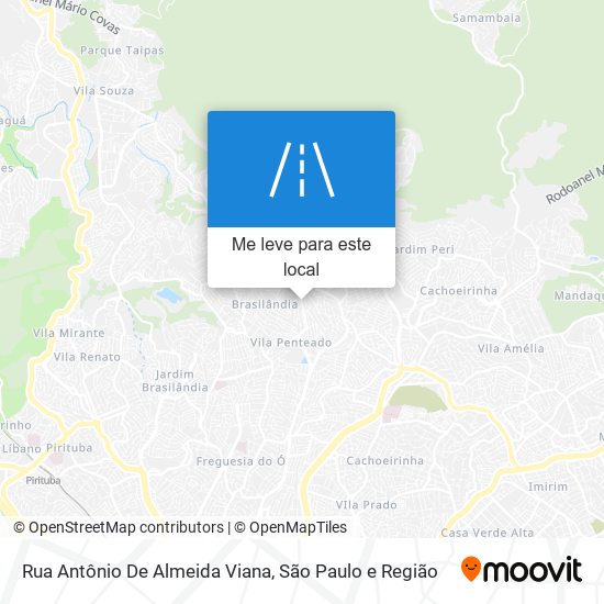 Rua Antônio De Almeida Viana mapa