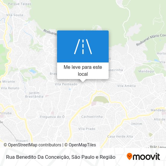 Rua Benedito Da Conceição mapa