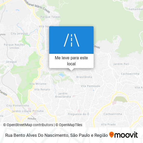 Rua Bento Alves Do Nascimento mapa