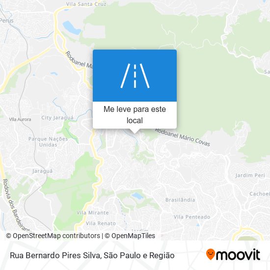 Rua Bernardo Pires Silva mapa